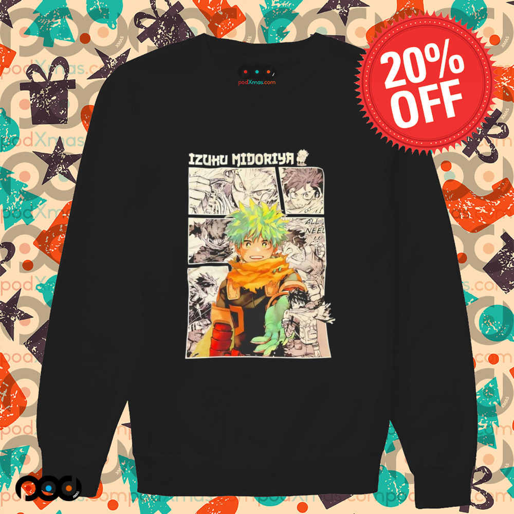 Izuku Midoriya Deku manga shirt