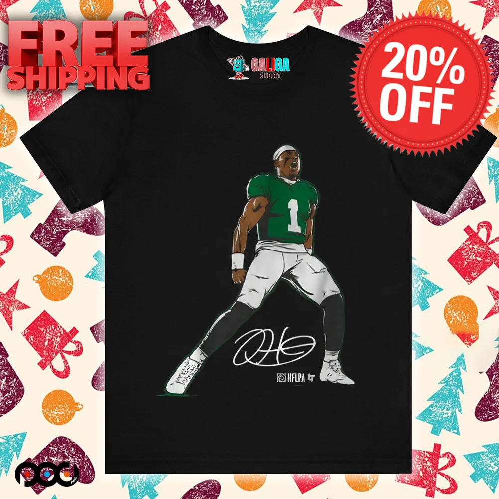 Jalen Hurts Superstar Pose shirt