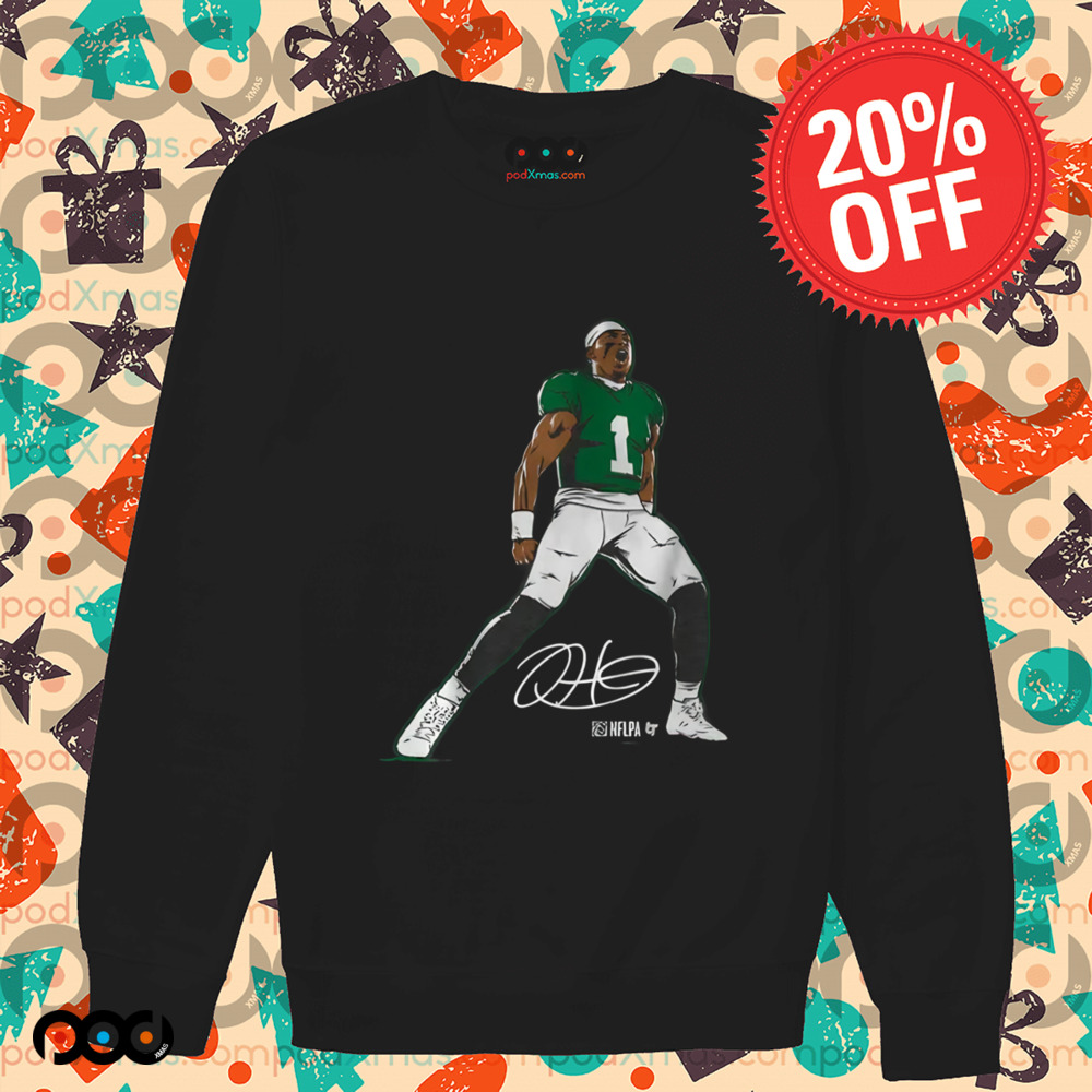 Jalen Hurts Superstar Pose shirt