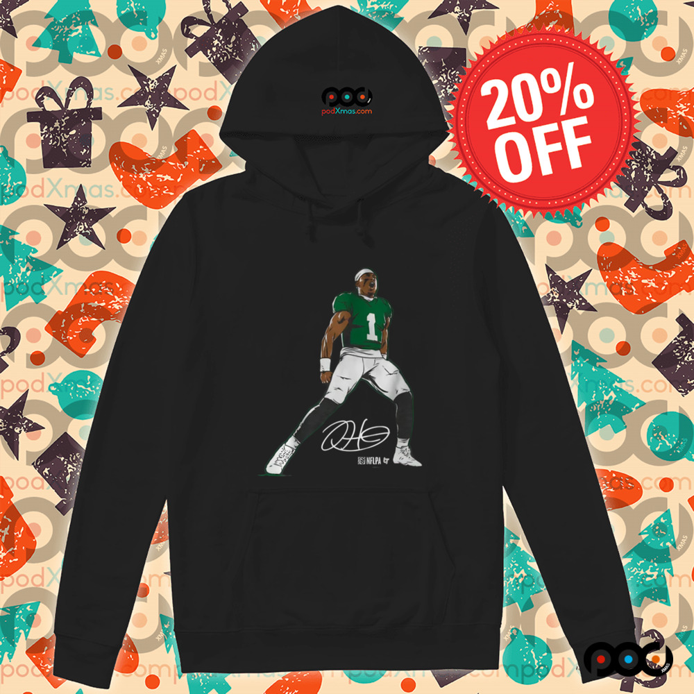 Jalen Hurts Superstar Pose shirt