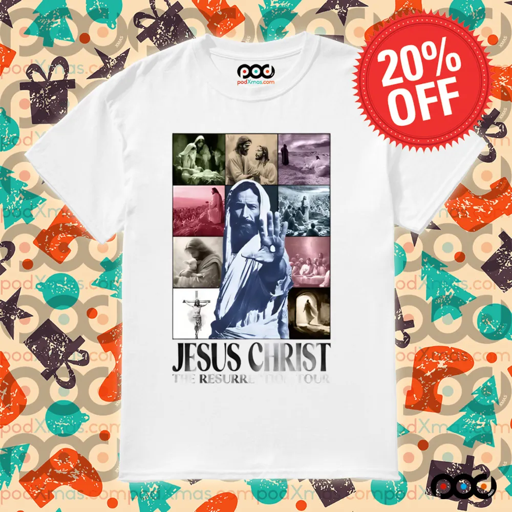 Jesus christ the resurrection tour Easter Sale for Christian Faith
