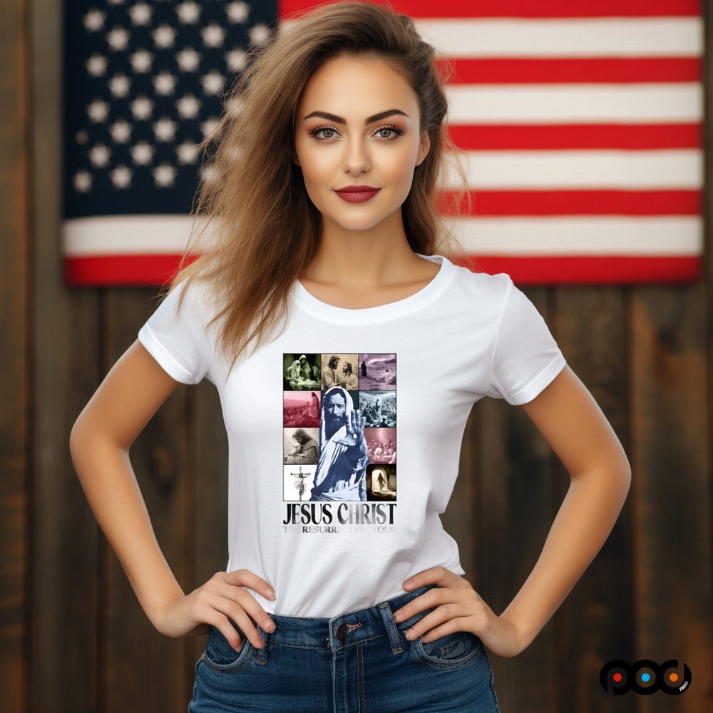 Jesus christ the resurrection tour Easter Sale for Christian Faith