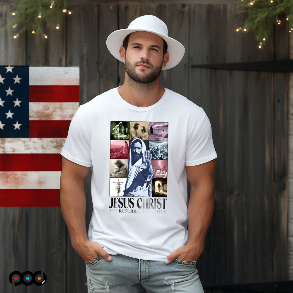 Jesus christ the resurrection tour Easter Sale for Christian Faith