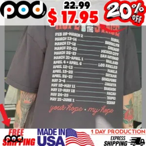 Jhope Schedule of hope on the stage tour your hope my hope shirt