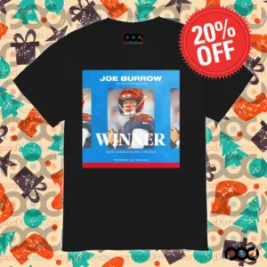 Joe Burrow QB Cincinnati Bengals winner 225 AP comeback player of the year poster shirt