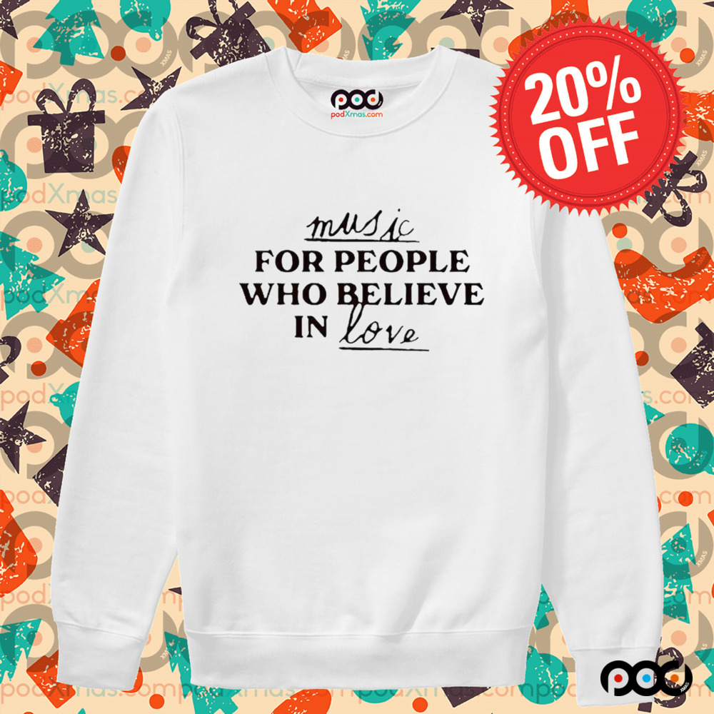 Jonas Brothers News Music For People Who Believe In Love Shirt