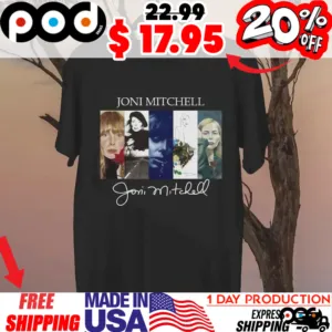 Joni Mitchell Albums Legend Singer Music Shirt