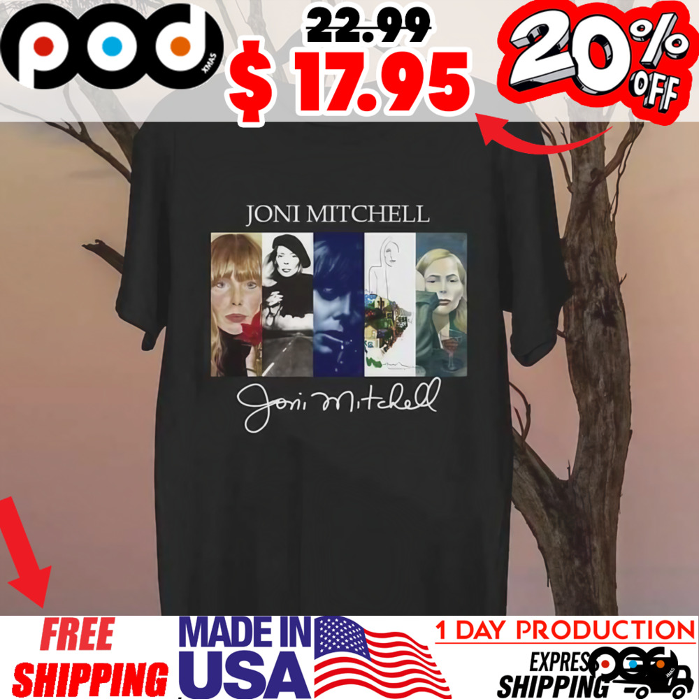 Joni Mitchell Albums Legend Singer Music Shirt 1 Joni Mitchell Albums Legend Singer Music Shirt