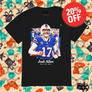 Josh Allen 2024 NFL MVP Buffalo Bills player football shirt