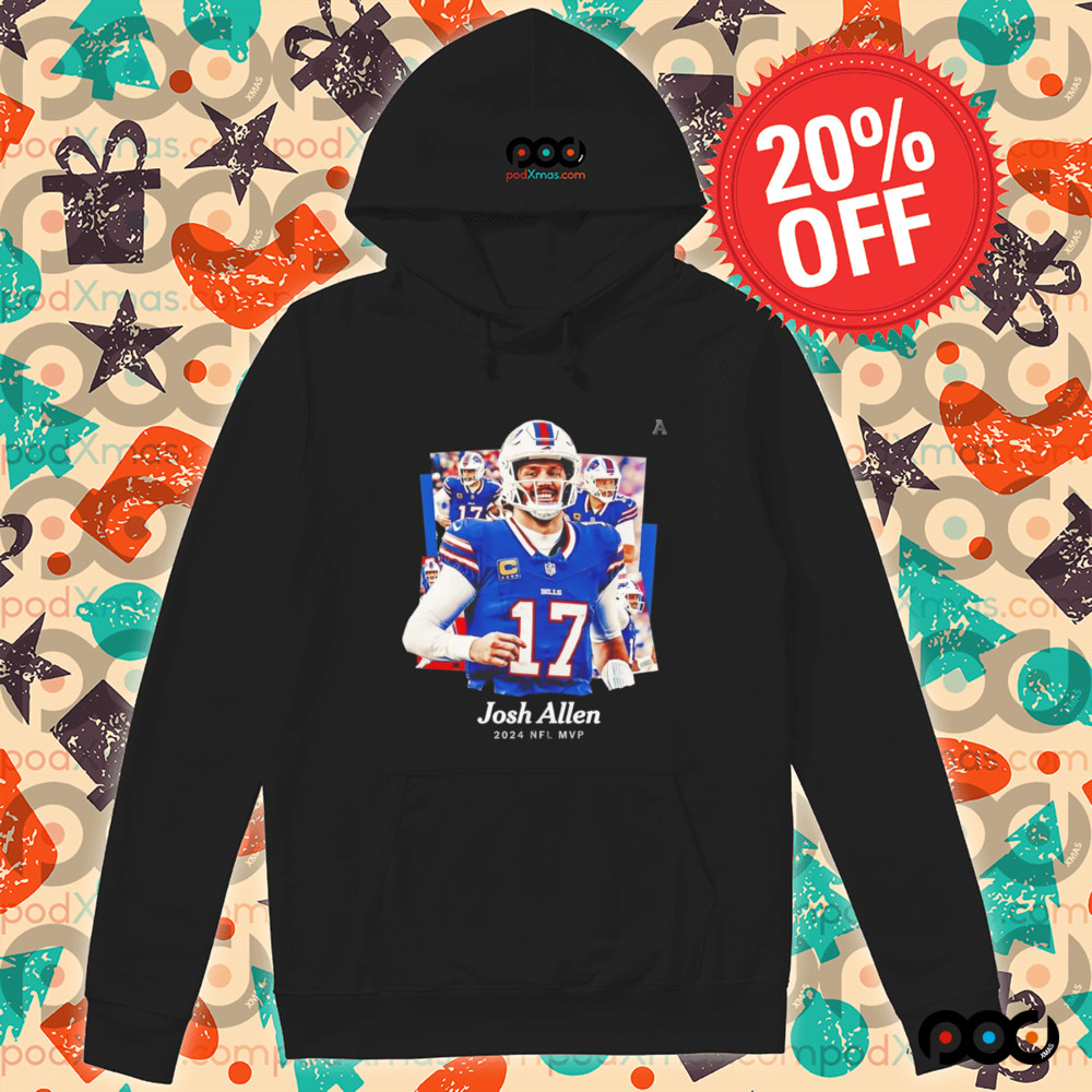 Josh Allen 2024 NFL MVP Buffalo Bills player football shirt Josh Allen 2024 NFL MVP Buffalo Bills player football shirt