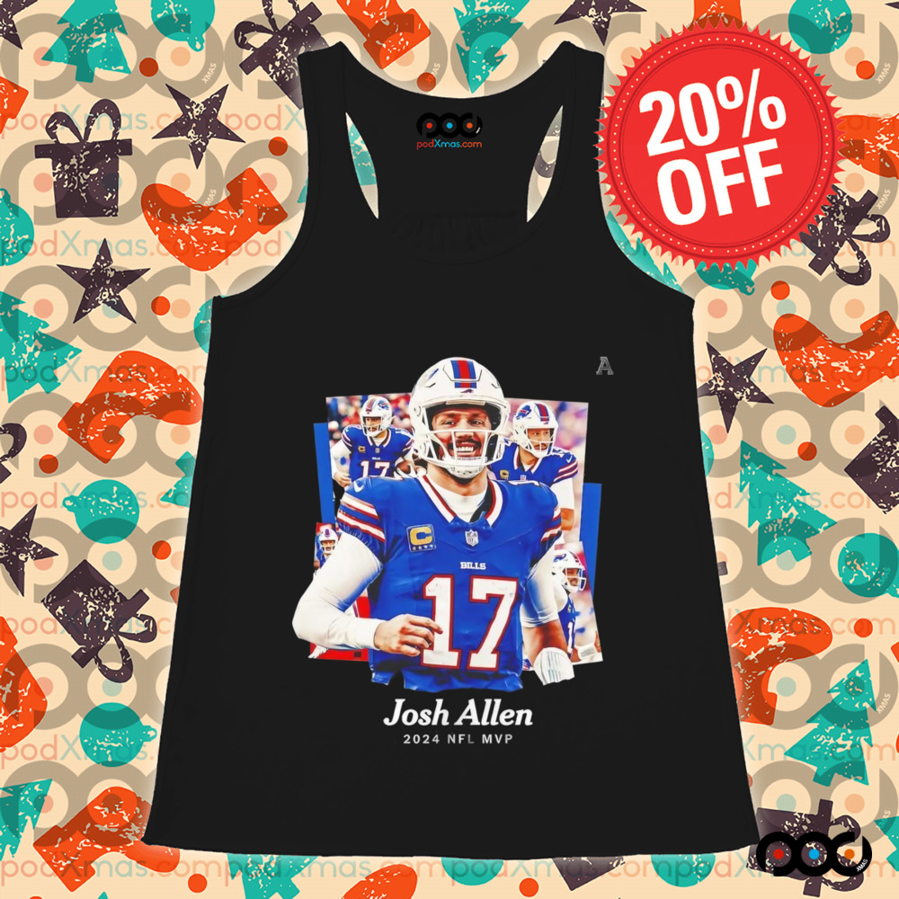 Josh Allen 2024 NFL MVP Buffalo Bills player football shirt Josh Allen 2024 NFL MVP Buffalo Bills player football shirt