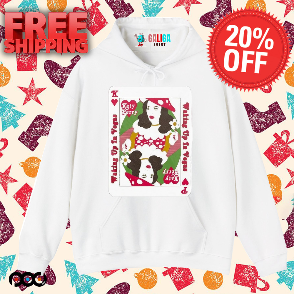 Katy Perry Poker Waking Up In Vegas Shirt