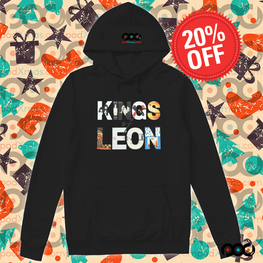 King of leon design word shirt