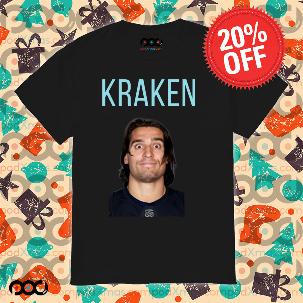 Kraken crazy eyes with kraken NHL Hockey Shirt