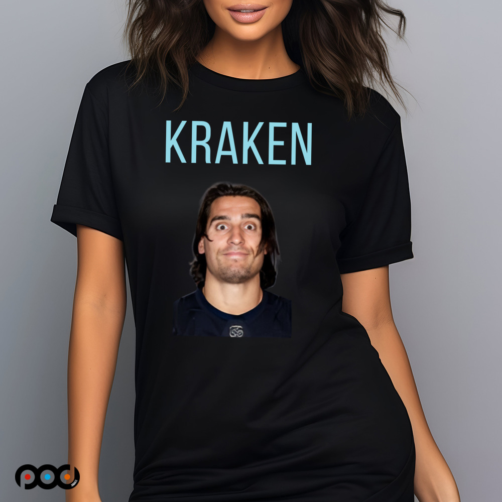 Kraken crazy eyes with kraken NHL Hockey Shirt