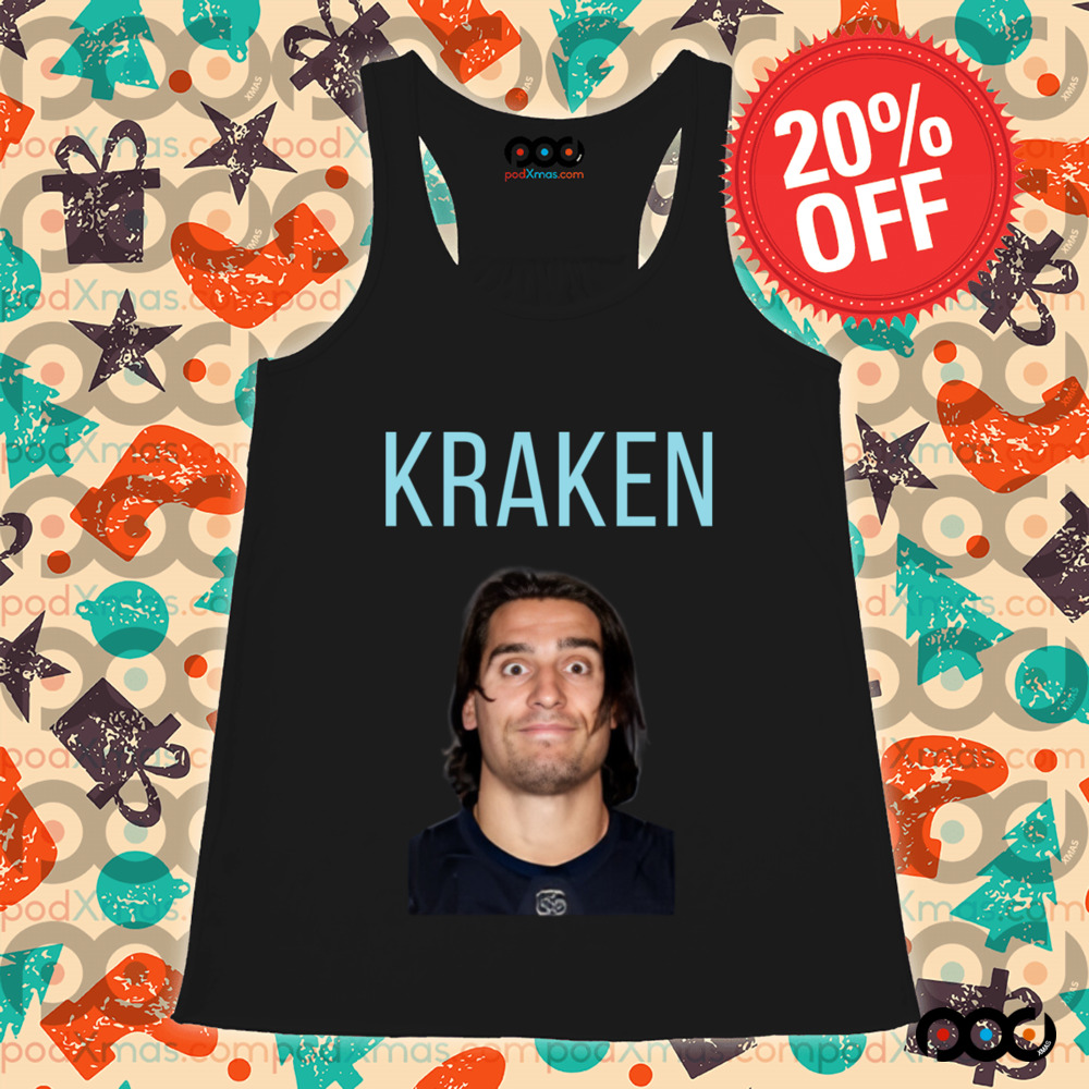 Kraken crazy eyes with kraken NHL Hockey Shirt