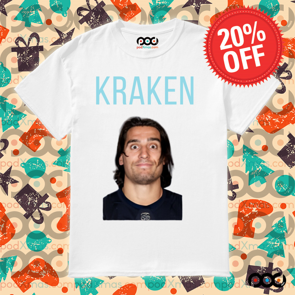 Kraken crazy eyes with kraken NHL Hockey Shirt