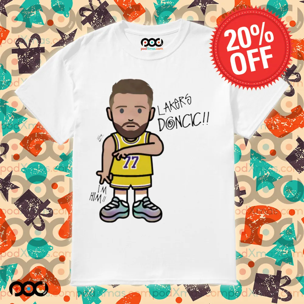 Lakers Doncic Cartoon Shirts
