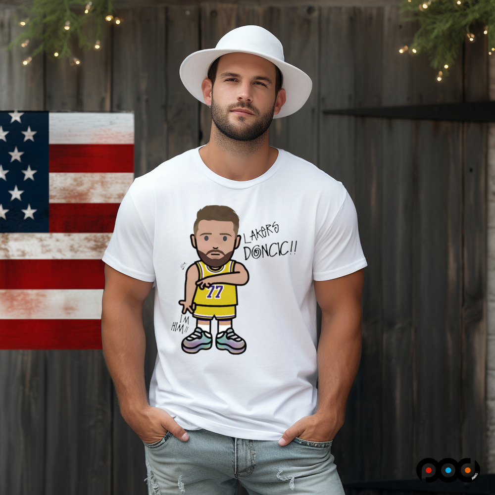 Lakers Doncic Cartoon Shirts