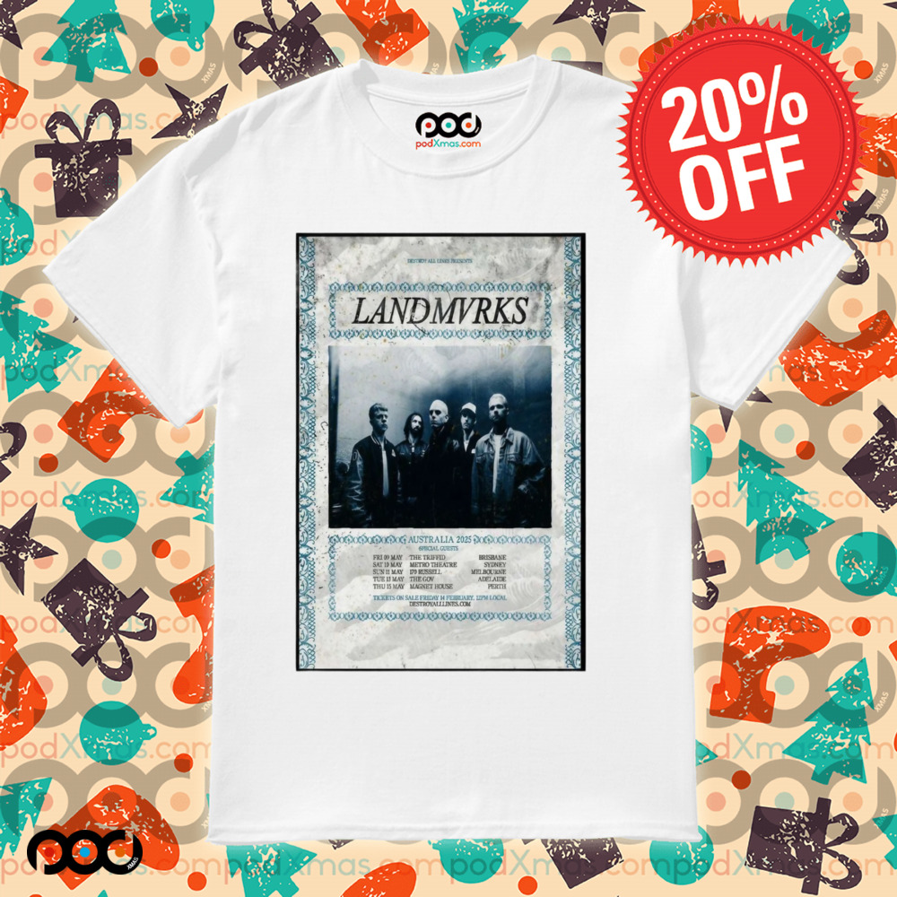 Landmvrks Australia Tour 2025 Poster Shirt