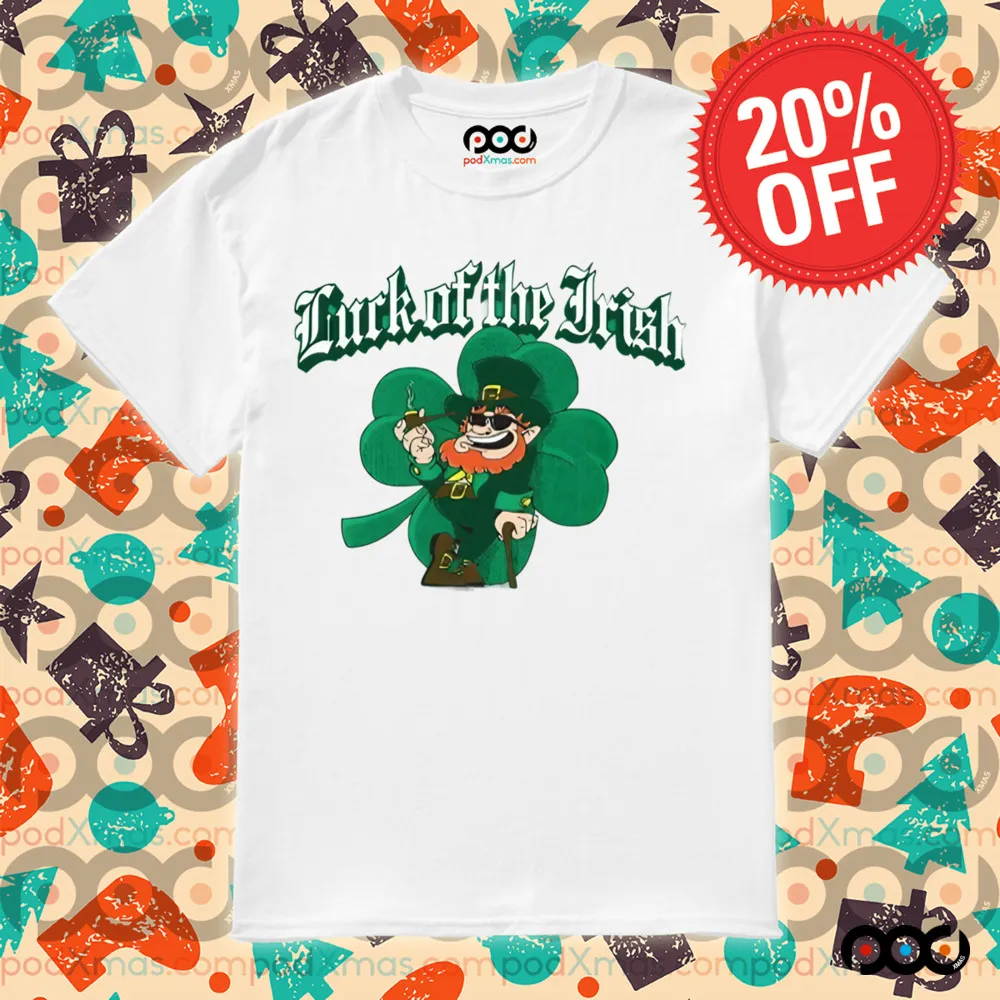 Leprechaun Luck of The Irish St.Patrick's Day Shamrock Shirt