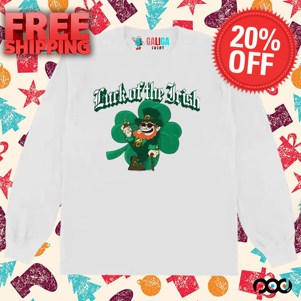 Leprechaun Luck of The Irish St.Patrick's Day Shamrock Shirt