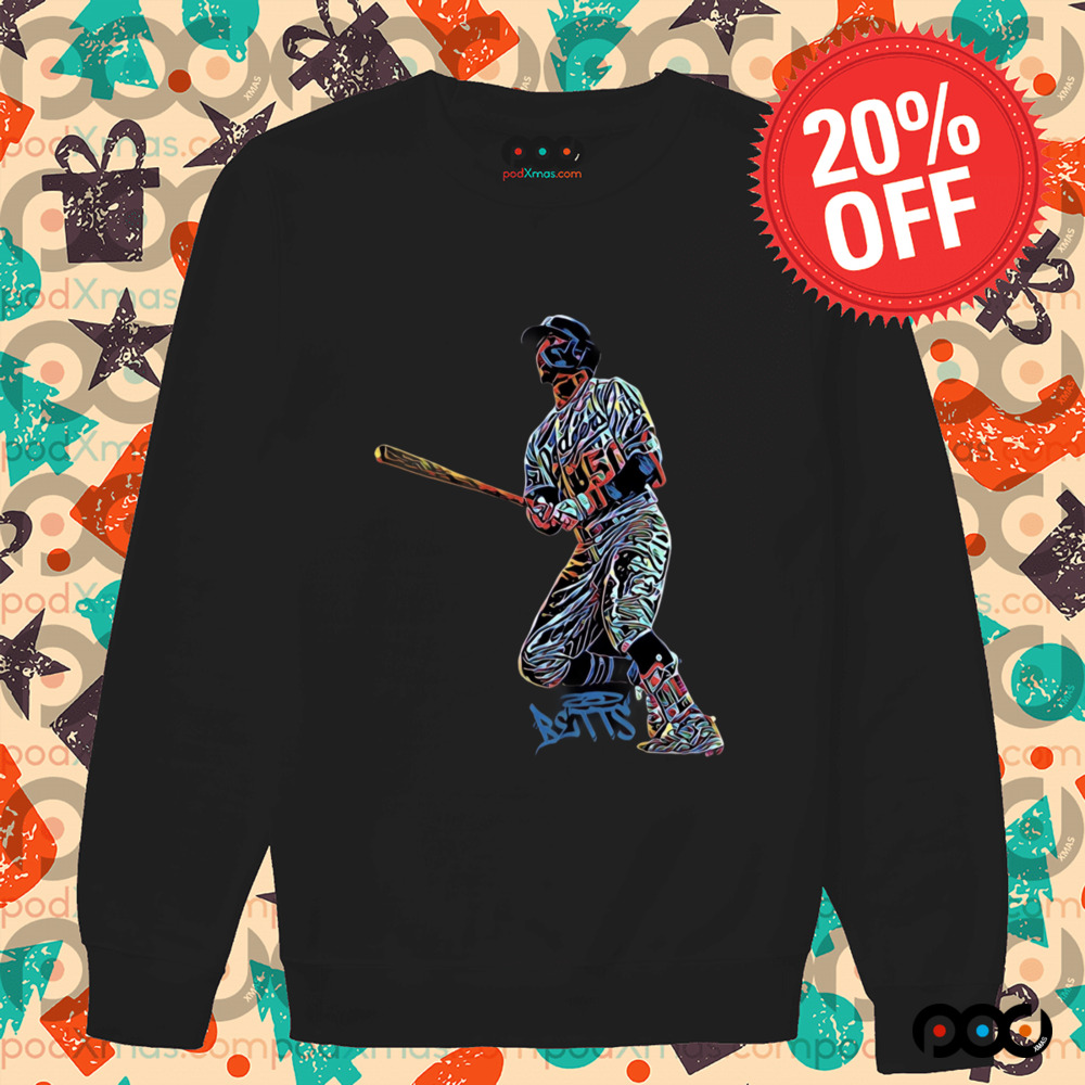 Lets go Dodgers player hitting a powerful shot shirt
