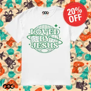 Loved By Jesus all the world Vintage Christian Shirt
