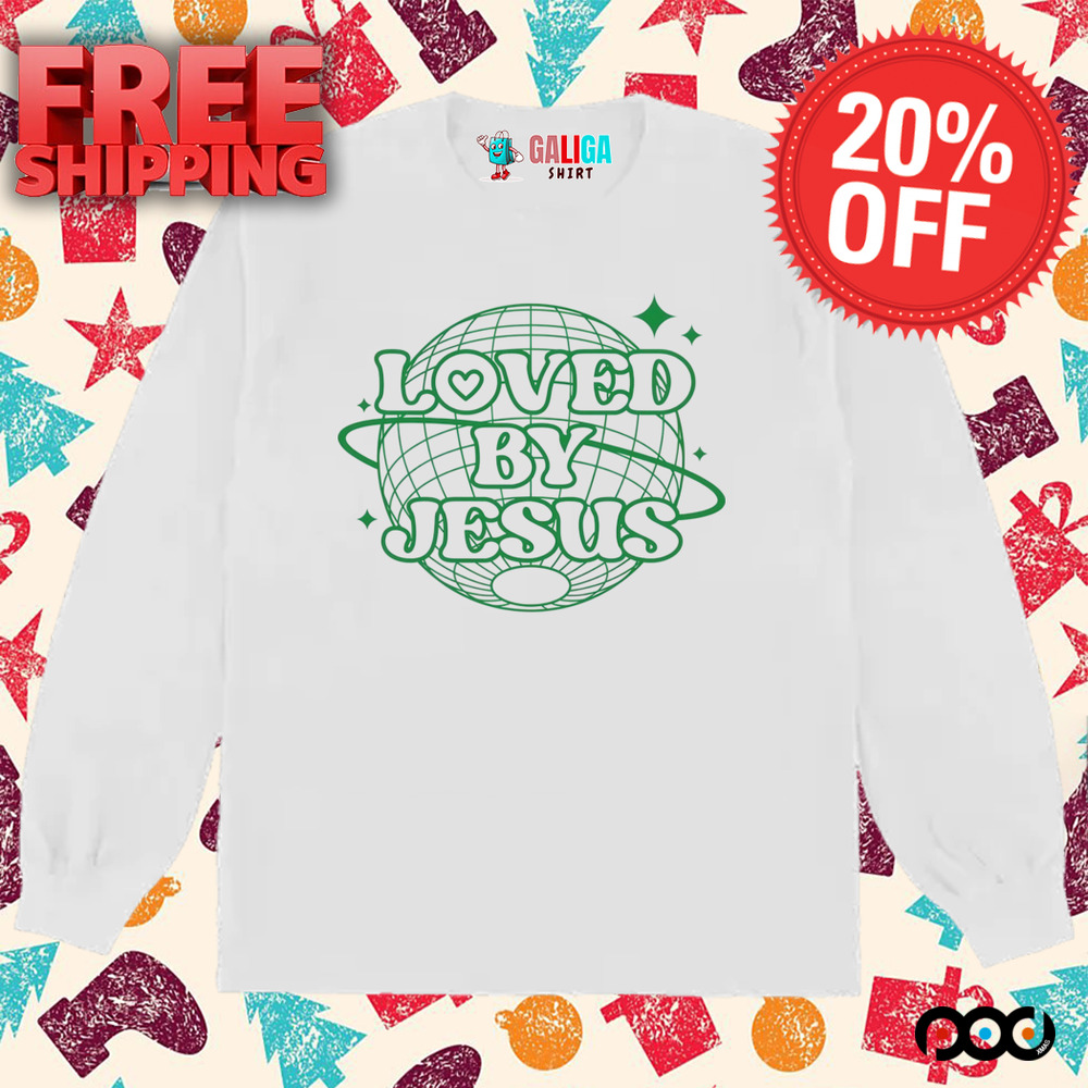 Loved By Jesus all the world Vintage Christian Shirt