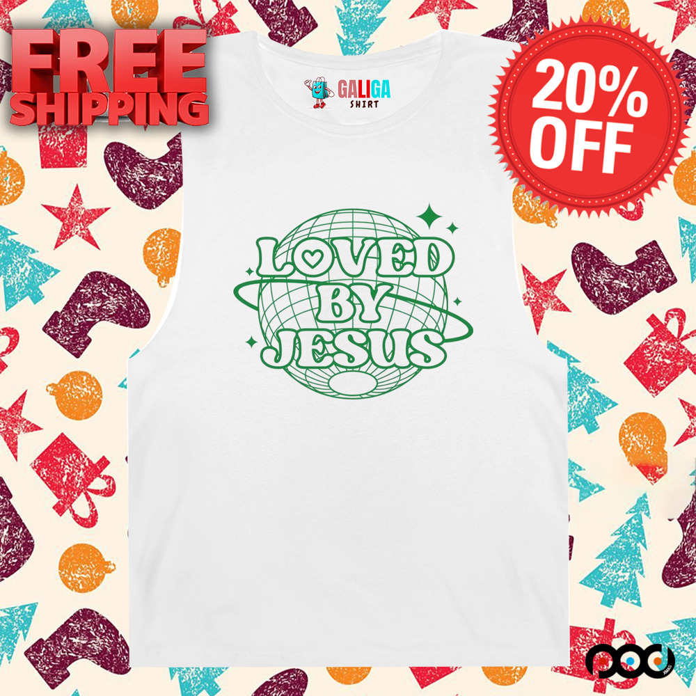 Loved By Jesus all the world Vintage Christian Shirt