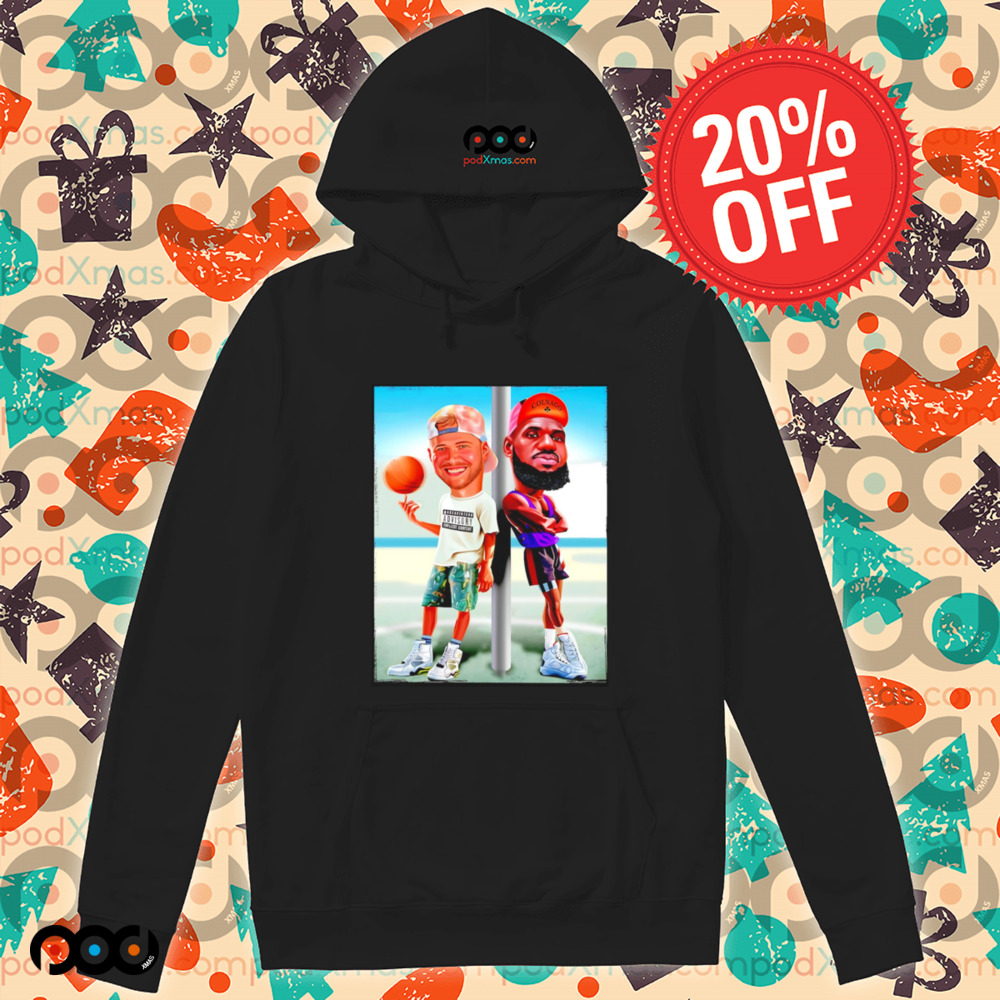 Luka Doncic And Lebron James Los Angeles Lakers NBA cartoon shirt