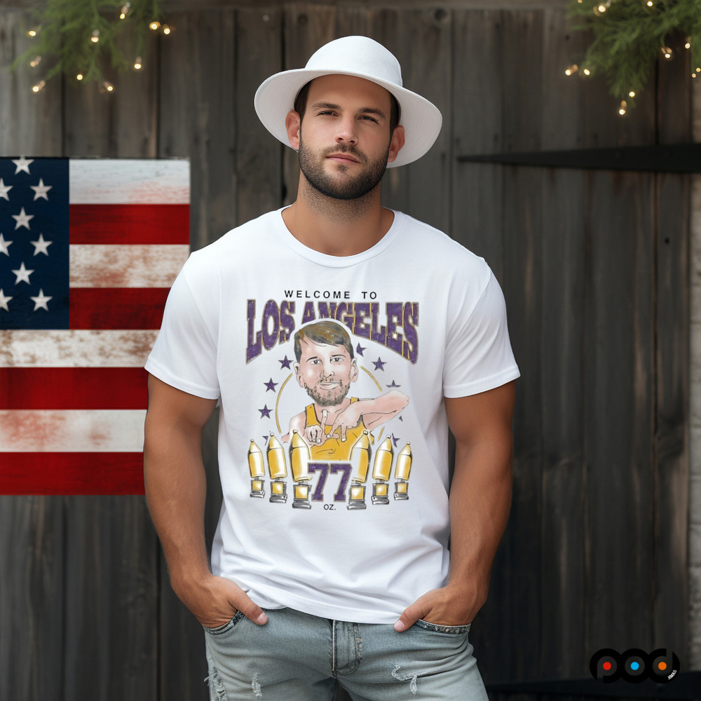 Luka Doncic Welcome To Los Angeles 77Oz Shirt