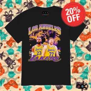 Luka Doncic x LeBron James Los Angeles Lakers shirt
