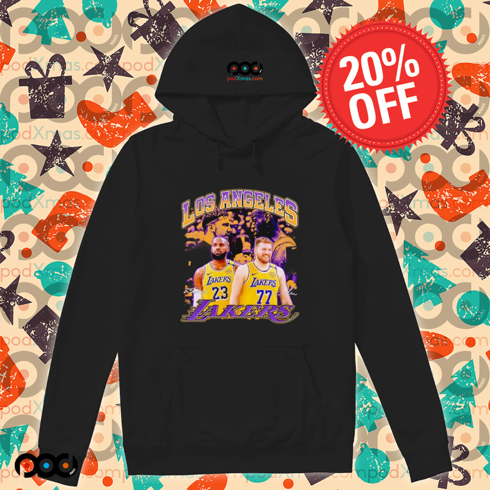 Luka Doncic x LeBron James Los Angeles Lakers shirt