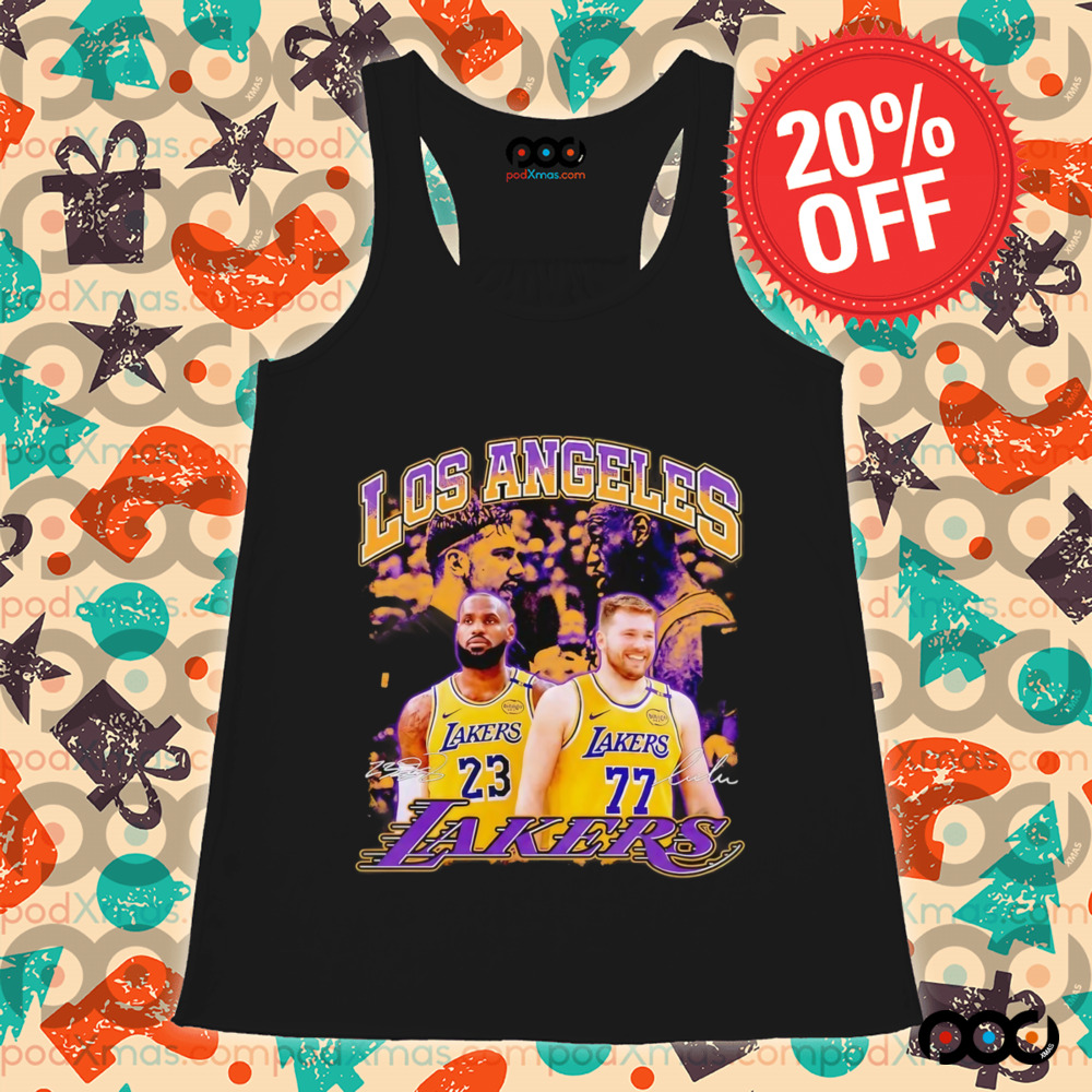 Luka Doncic x LeBron James Los Angeles Lakers shirt