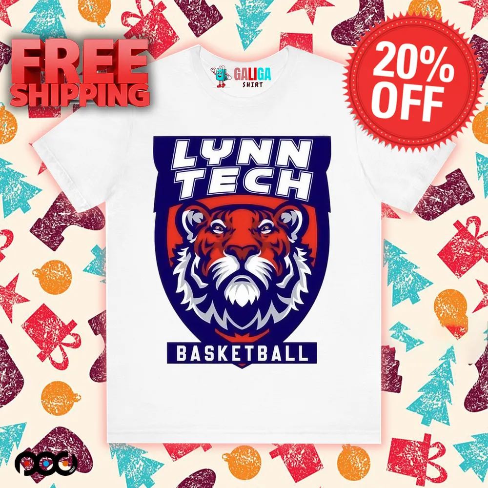 Lynn Vocational Technical Tiger Boys basketball logo shirt