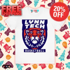 Lynn Vocational Technical Tiger Boys basketball logo shirt