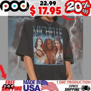 MICHELLE TRACHTENBERG 90s Crush Rest in peace Shirt