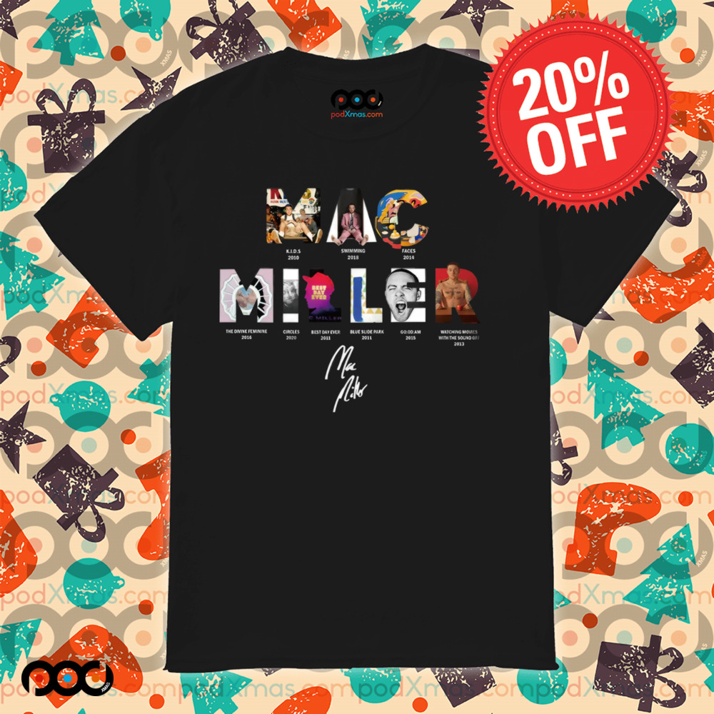 Mac Miller Album With Sign Graphic Shirt