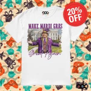 Make Mardi Gras Great Again, Funny Trump Mardi Gras Shirt