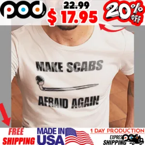 Make scabs afraid again L-Shaped Wheel Wrench Shirt
