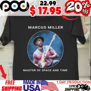 Marcus miller master of space and time Buffalo State Performing Arts Center highlights spring 2025 shirt