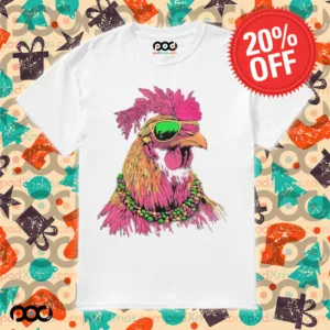 Mardi Gras Chicken Shirt