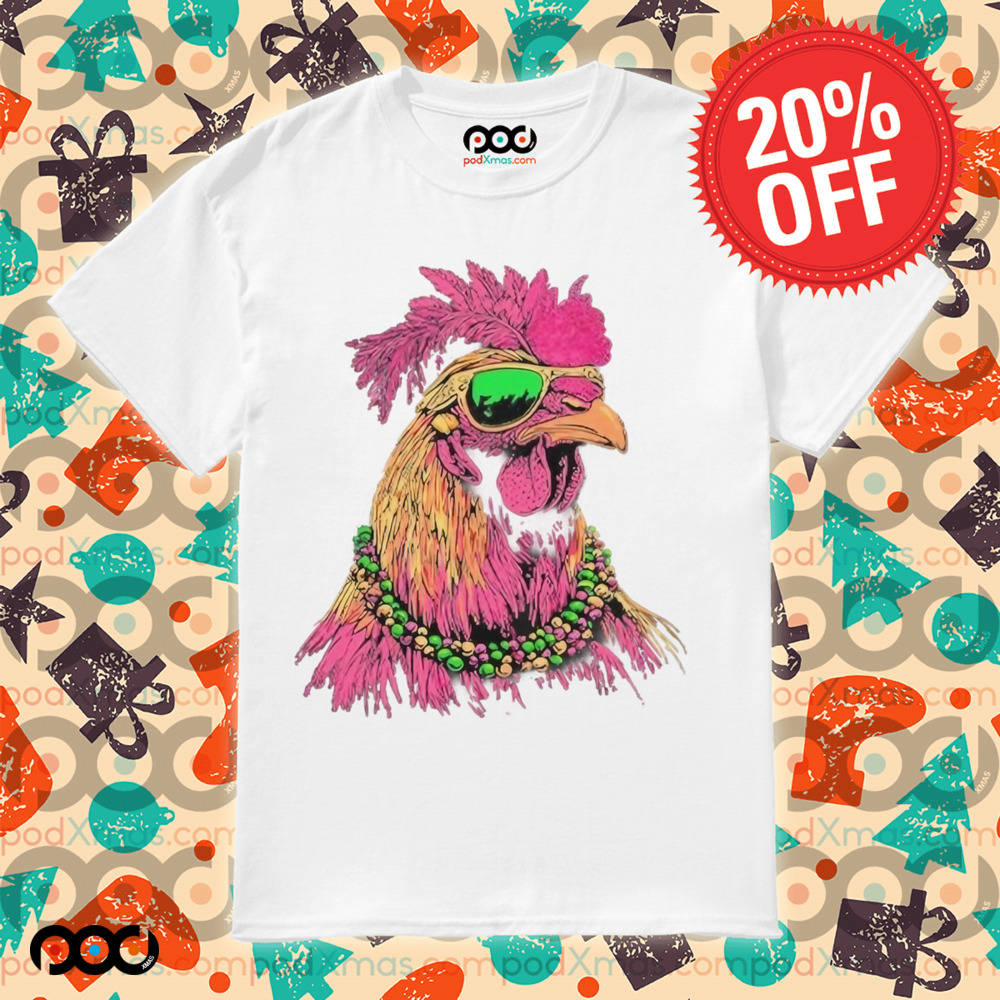 Mardi Gras Chicken Shirt
