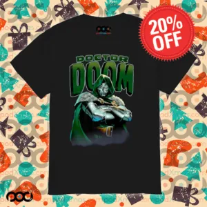 Marvel Fantastic Four Doctor Doom Crossed Arms Portrait Shirt