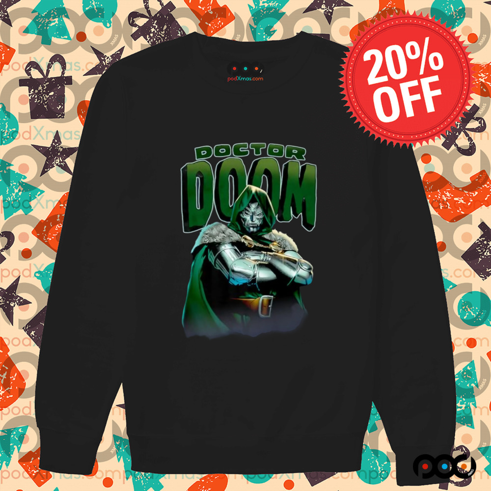 Marvel Fantastic Four Doctor Doom Crossed Arms Portrait Shirt
