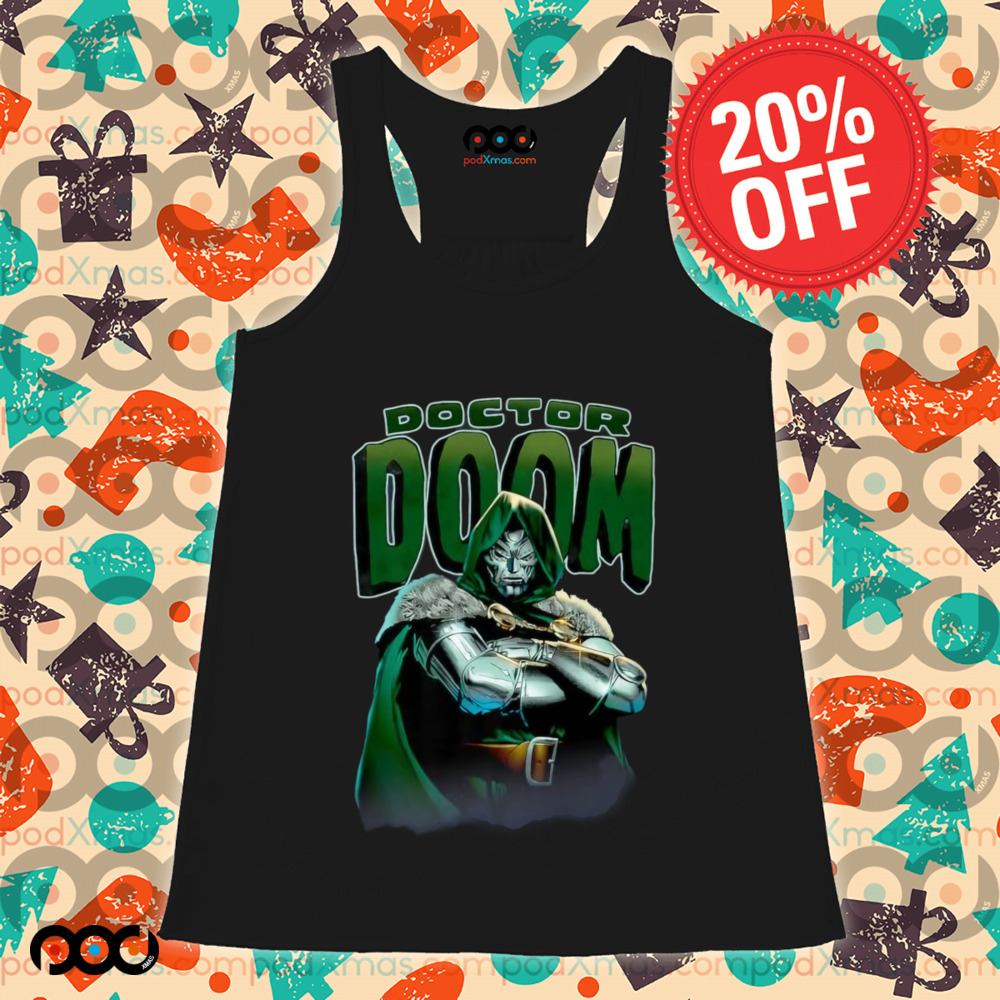 Marvel Fantastic Four Doctor Doom Crossed Arms Portrait Shirt