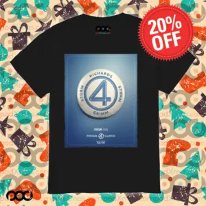 Marvel The Fantastic 4 Prepare 4 Launch Team Badge Poster 2025 Shirt