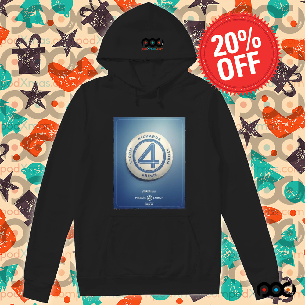 Marvel The Fantastic 4 Prepare 4 Launch Team Badge Poster 2025 Shirt