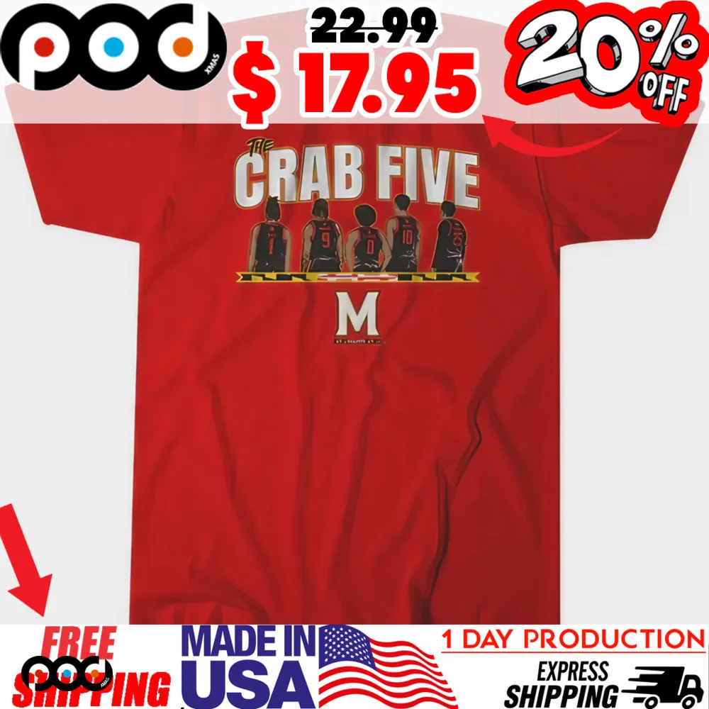 Maryland Basketball basketball the crab five lineup team moment vintage shirt Maryland Basketball basketball the crab five lineup team moment vintage shirt
